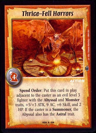 Thrice-Fell Horrors - FOIL — image 1