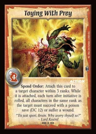 Toying with Prey - FOIL — image 1
