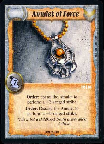 Amulet of Force - FOIL — image 1