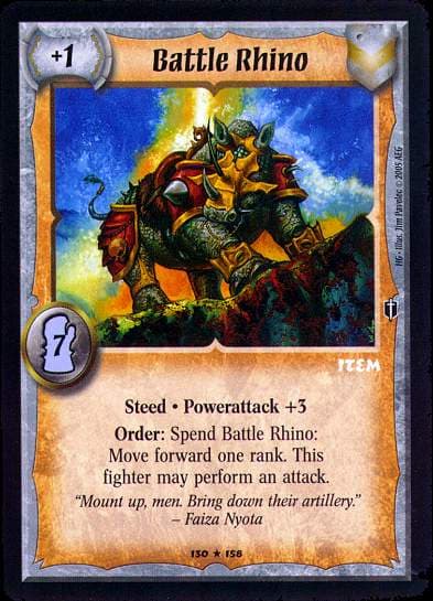 Battle Rhino - FOIL — image 1