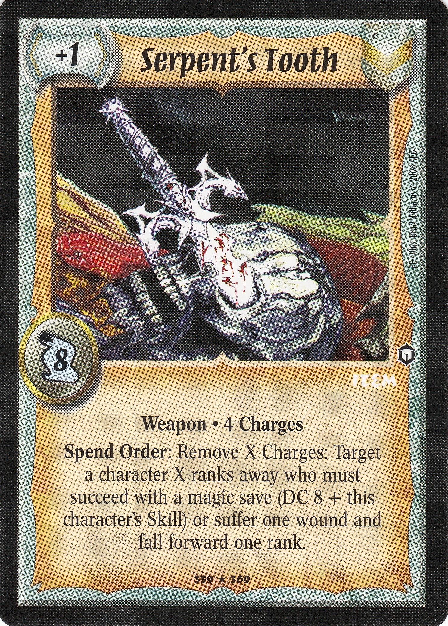 Serpent's Tooth - FOIL — image 1