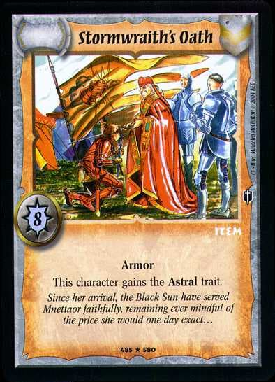 Stormwraith's Oath - FOIL — image 1