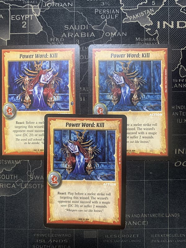 Power Word: Kill x3 - Action — image 1