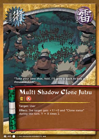 Multi Shadow Clone Jutsu (J-005) - FOIL — image 1