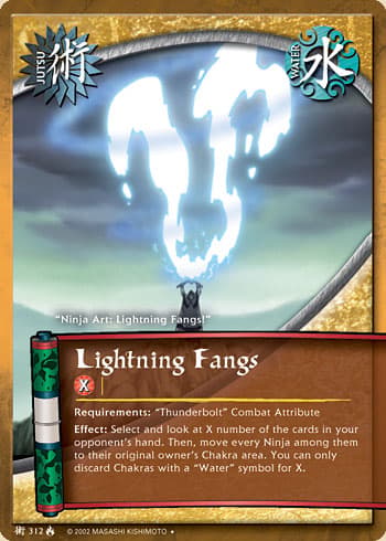 Lightning Fangs (J-312) - FOIL — image 1