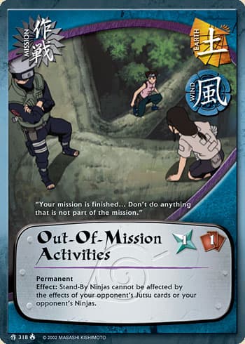 Out-Of-Mission Activities (M-318) - FOIL — image 1