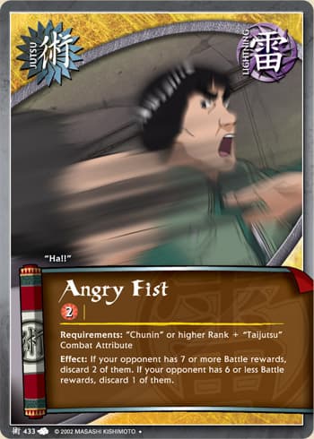 Angry Fist (J-433) - FOIL — image 1