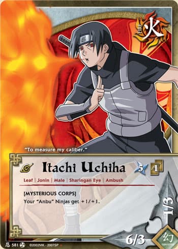 Itachi Uchiha (N-581) - STARTER — image 1