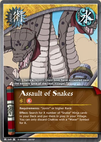 Assault of Snakes (J-549) - FOIL — image 1