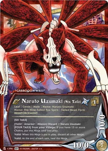 Naruto Uzumaki (Six Tails) (N-1396) - FOIL — image 1