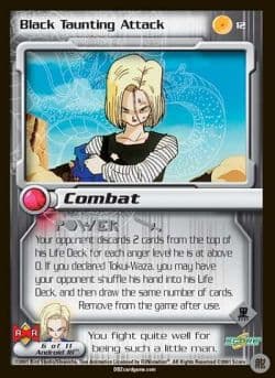 Black Taunting Attack - Foil — image 1