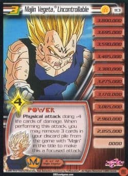 Majin Vegeta, Uncontrollable, LV 3 — image 1