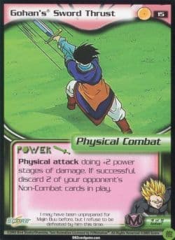 Gohan's Sword Thrust — image 1