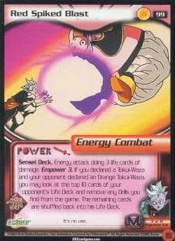 Red Spiked Blast - Foil — image 1