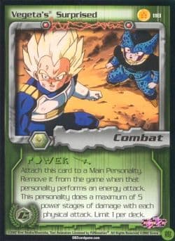 Vegeta's Surprised - Foil — image 1
