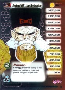 Android 20, the Destructor, LV 3 HT - Foil — image 1
