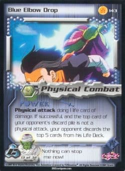 Blue Elbow Drop - Foil — image 1