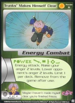 Trunks Makes Himself Clear - Foil — image 1