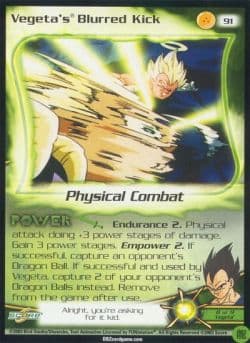 Vegeta's Blurred Kick — image 1