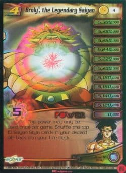 Broly, the Legendary Saiyan, LV 4 - Foil — image 1