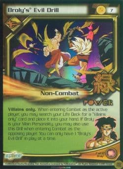 Broly's Evil Drill - Foil — image 1