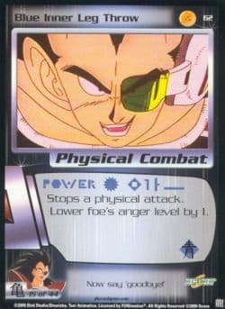Blue Inner Leg Throw - Foil — image 1