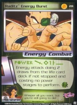 Raditz Energy Burst — image 1