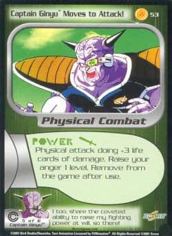 Captain Ginyu Moves to Attack! - Foil — image 1