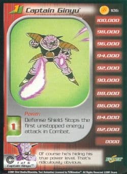 Captain Ginyu, LV 1 — image 1