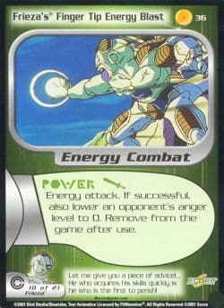 Frieza's Finger Tip Energy Blast - Foil — image 1