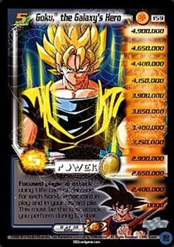 Goku, the Galaxy's Hero, LV 5 - Foil — image 1