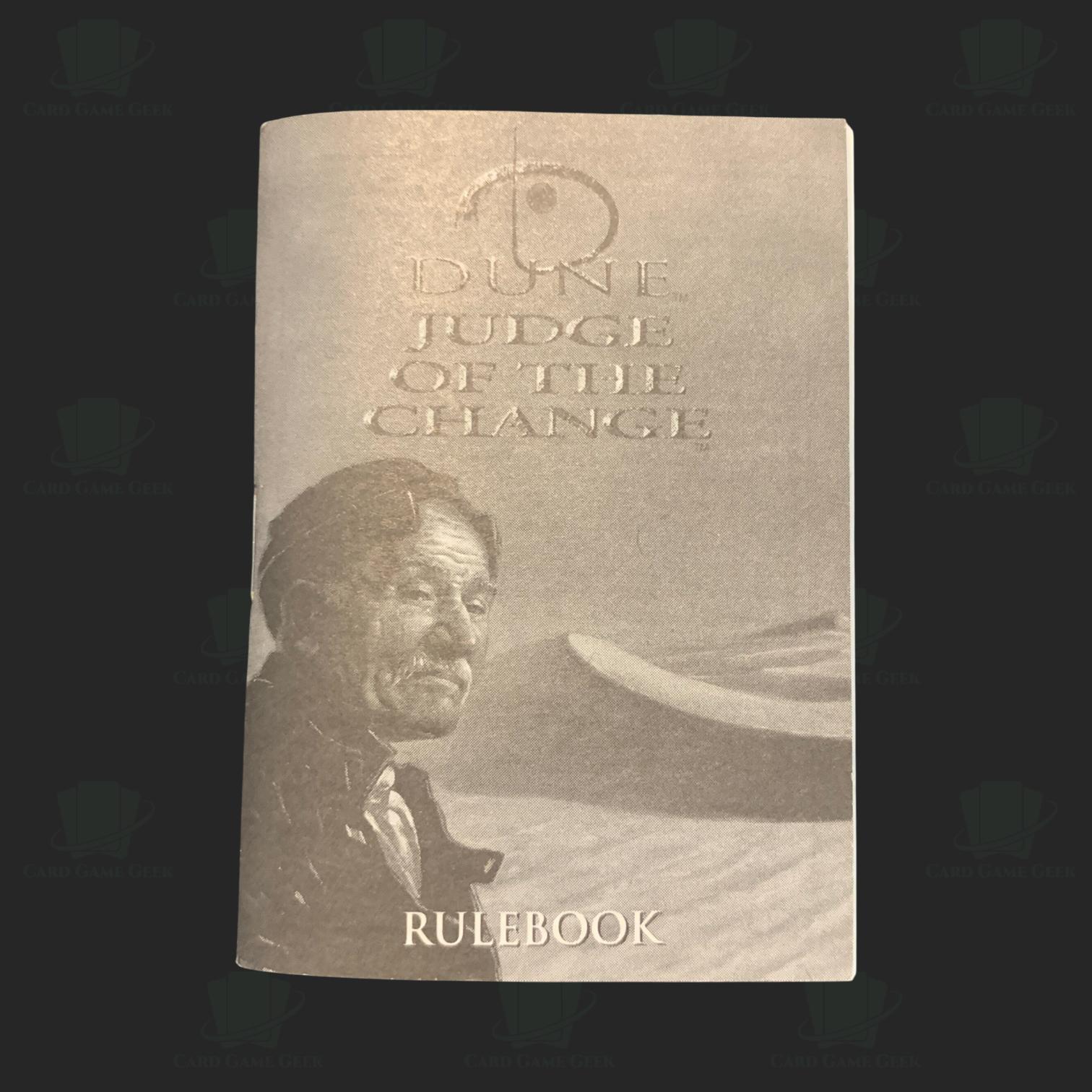 Dune - Judge of the Change - Rulebook — image 1