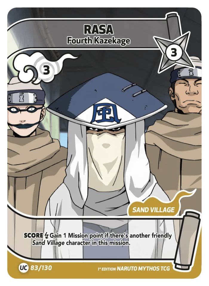 Rasa • Fourth Kazekage - 2nd Edition (Full Art) — image 1
