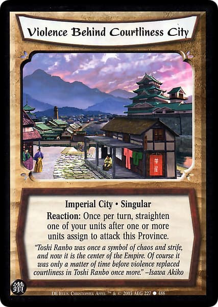Violence Behind Courtliness City — image 1