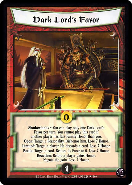 Dark Lord's Favor — image 1
