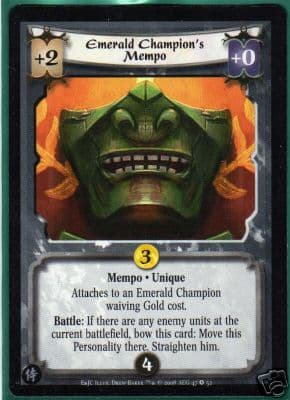 Emerald Champion's Mempo — image 1