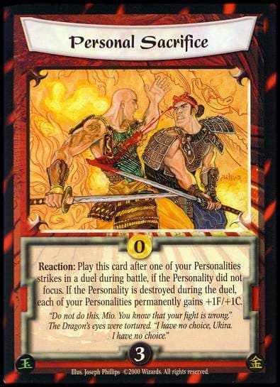 Personal Sacrifice — image 1