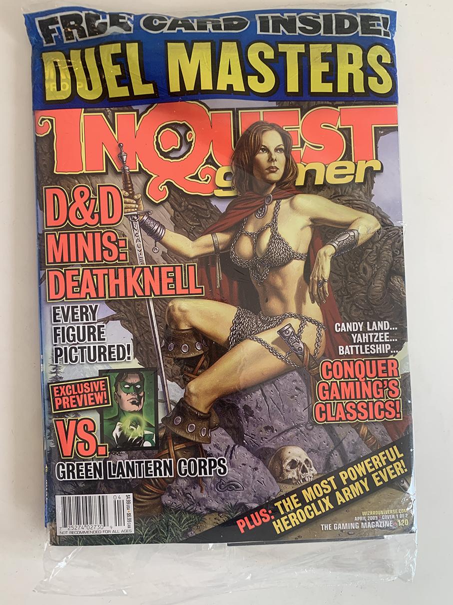 Inquest Gamer - Issue 120 - April 2005 - Cover 1/2 - VG - SEALED - Wrapping damage — image 1