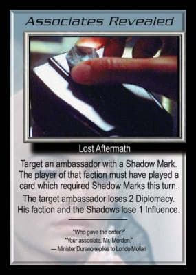 Associates Revealed — image 1