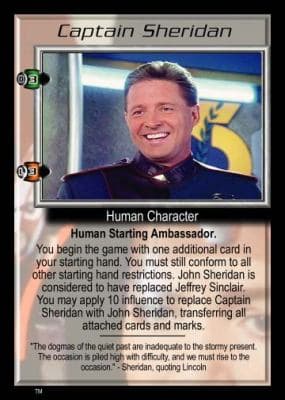 Captain Sheridan (extra card) — image 1
