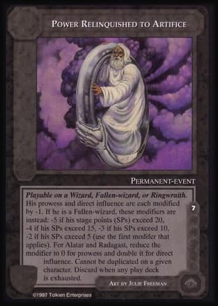 Power Relinquished to Artifice — image 1
