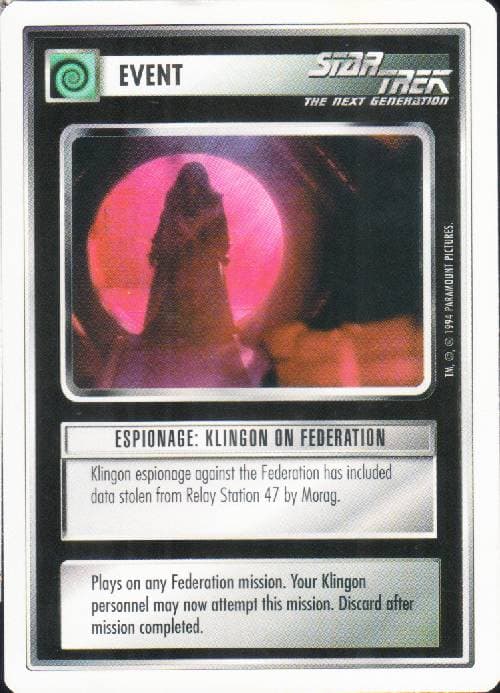 Espionage: Klingon On Federation — image 1