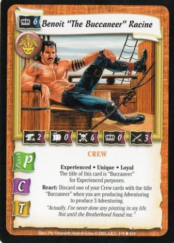 Benoit The Buccaneer Racine — image 1