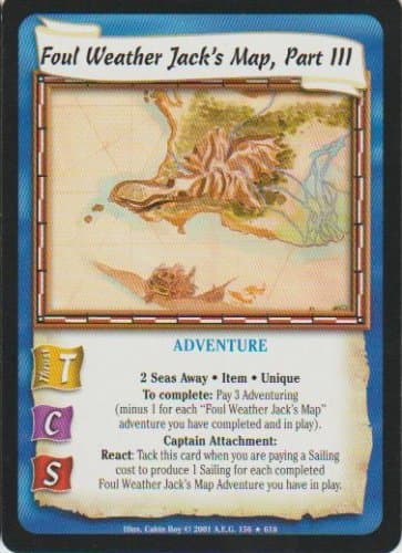 Foul Weather Jack's Map, Part III — image 1