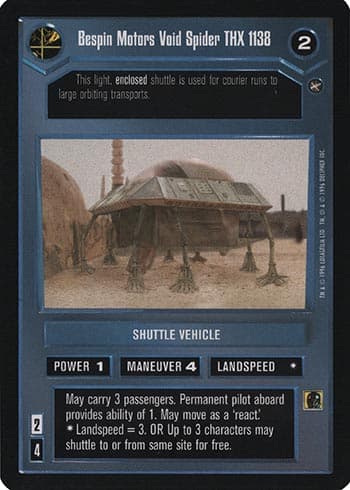 Bespin Motors Void Spider THX 1138 — image 1