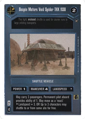 Bespin Motors Void Spider THX 1138 — image 1