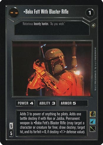 Boba Fett With Blaster Rifle — image 1