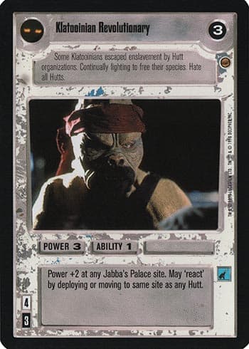 Klatooinian Revolutionary — image 1