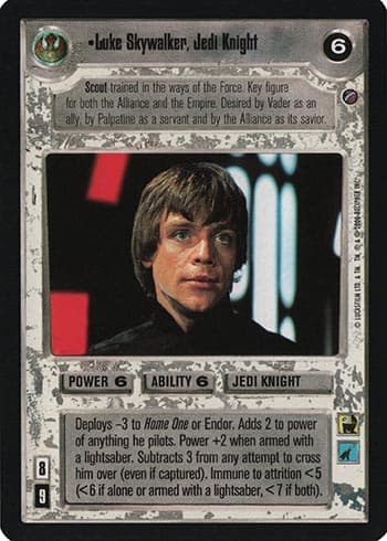 Luke Skywalker, Jedi Knight - FOIL — image 1