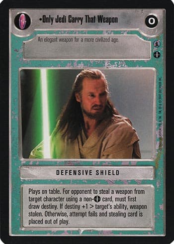 Only Jedi Carry That Weapon - Defensive Shield — image 1